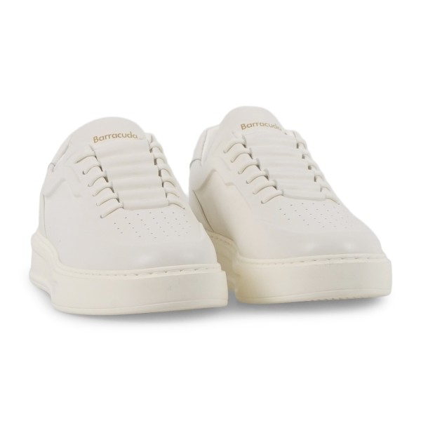 Barracuda - Sneakers bianca Phoenix in morbidissima nappa per uomo | bu3510