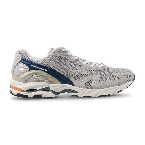 Mizuno - Sneakers grigia in nylon e pelle scamosciata per uomo |