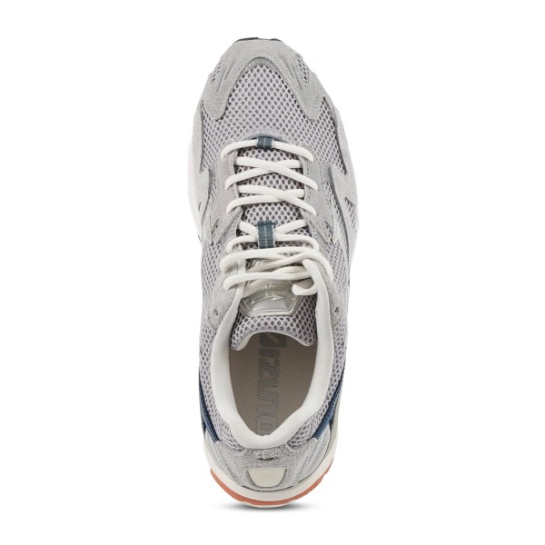 Mizuno - Sneakers grigia in nylon e pelle scamosciata per uomo |