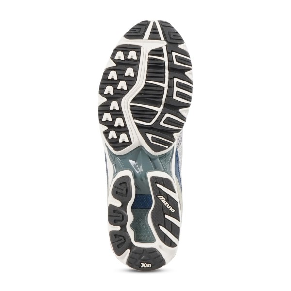 Mizuno - Sneakers grigia in nylon e pelle scamosciata per uomo |