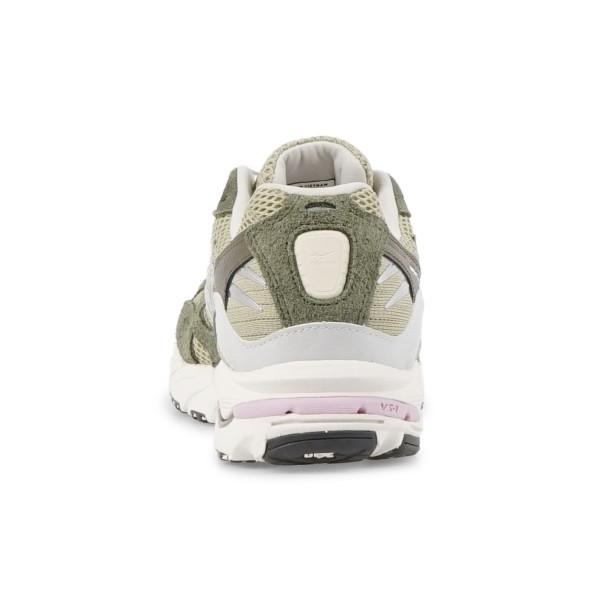 Mizuno - Sneakers verde in nylon e pelle scamosciata per uomo |