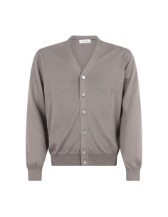 Gran Sasso - Cardigan beige in cotone per uomo | cardigan m/l 58101 18193 140
