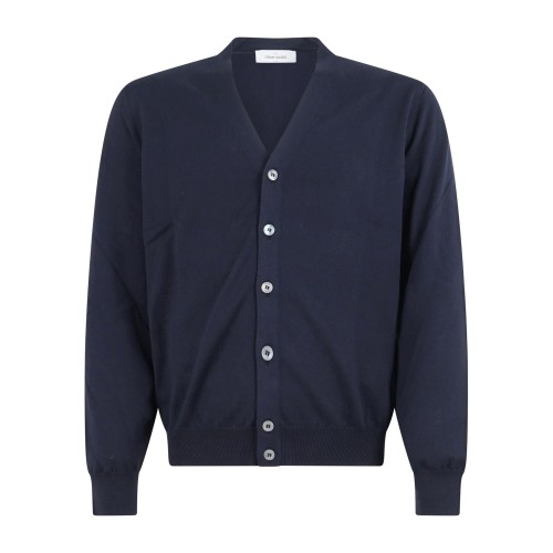 Gran Sasso - Cardigan blu in cotone per uomo | cardigan m/l 58101 18193 598