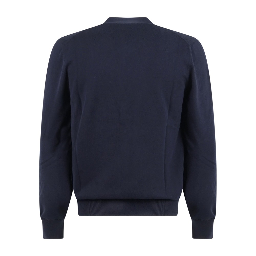 Gran Sasso - Cardigan blu in cotone per uomo | cardigan m/l 58101 18193 598