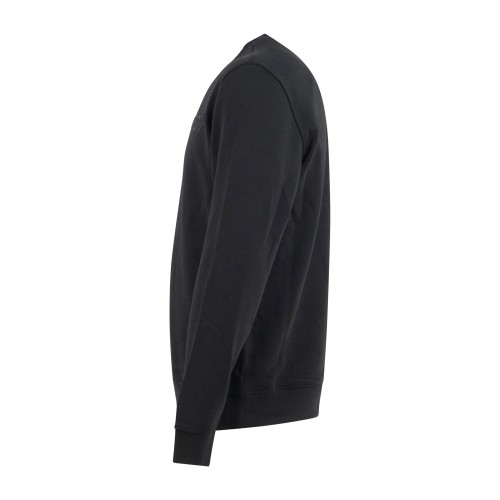 Richmond X - Felpa nera Sejam girocollo con stampa logo sul fronte per uomo | 2