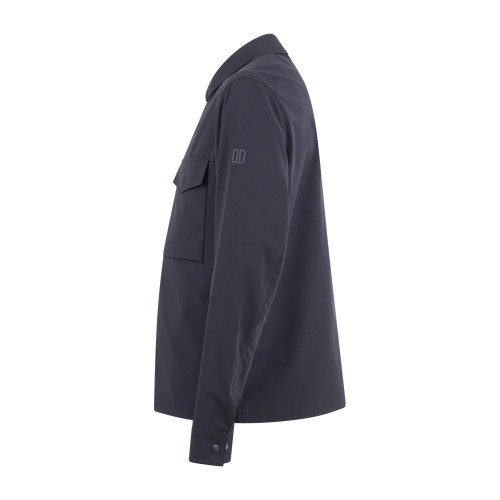 DUNO - Field jacket blu Artemis in tessuto tecnico con tasche sul petto per 2