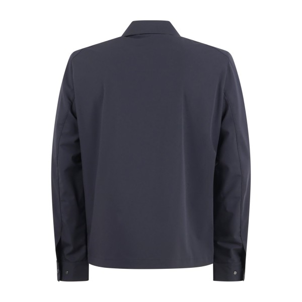 DUNO - Field jacket blu Artemis in tessuto tecnico con tasche sul petto per