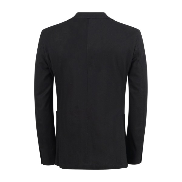 L.B.M. 1911 - Giacca nera monopetto decostruita sfoderata per uomo | m2817