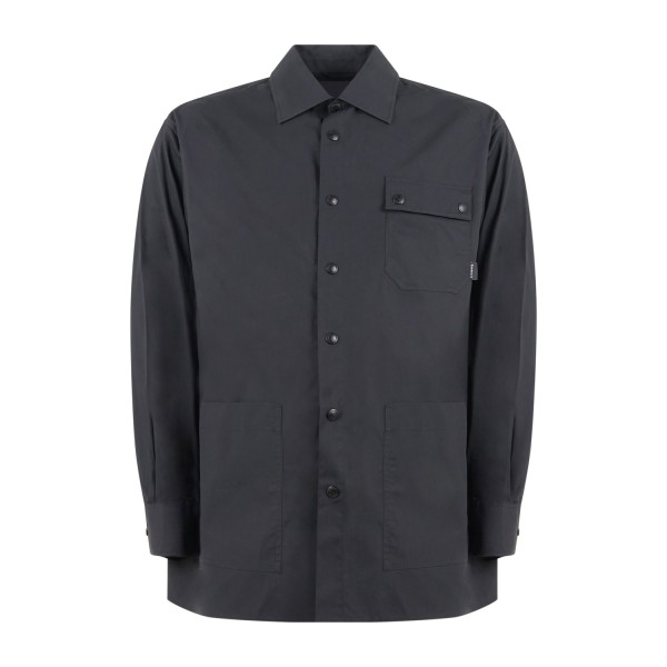 Richmond X - Giacca overshirt nera Dravon in cotone per uomo | ump26047ca hb