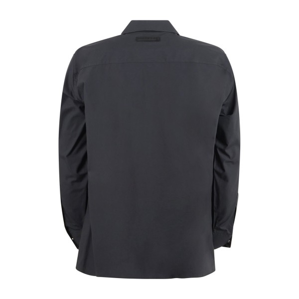 Richmond X - Giacca overshirt nera Dravon in cotone per uomo | ump26047ca hb