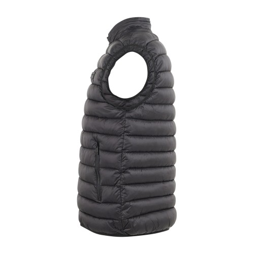 Richmond X - Gilet nero Treox con collo alto con bottoni per uomo | uma26042po 2
