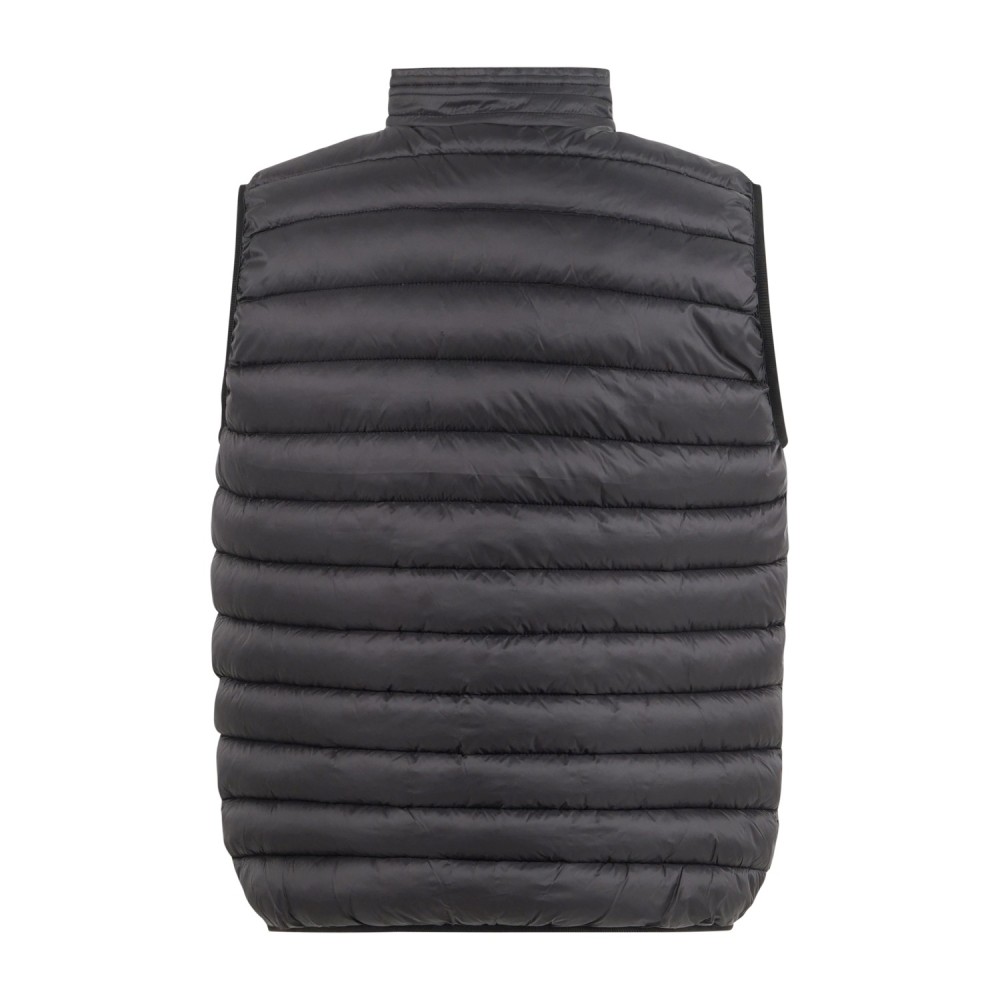 Richmond X - Gilet nero Treox con collo alto con bottoni per uomo | uma26042po