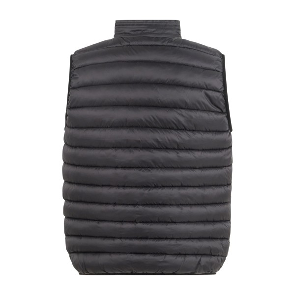 Richmond X - Gilet nero Treox con collo alto con bottoni per uomo | uma26042po