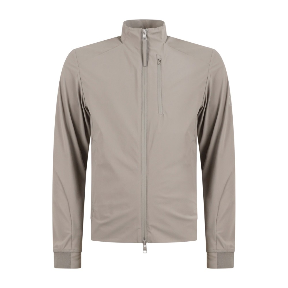 DUNO - Giubbotto beige Echo in tessuto tecnico collo alto per uomo | pm121e