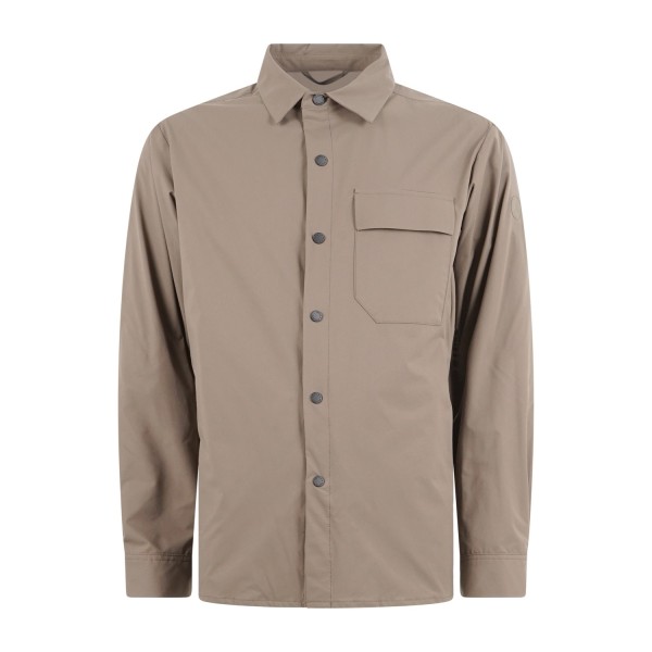 People of Shibuya - Giubbotto beige Overshirt Morioka in tessuto tecnico per