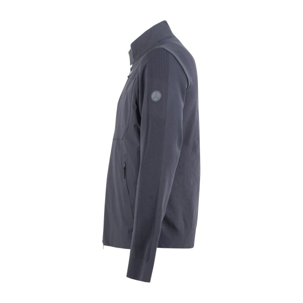 People of Shibuya - Giubbotto blu Habaki in tessuto cotone-nylon per uomo |
