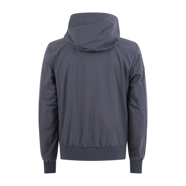 People of Shibuya - Giubbotto blu Kaoru in tessuto tecnico con cappuccio per