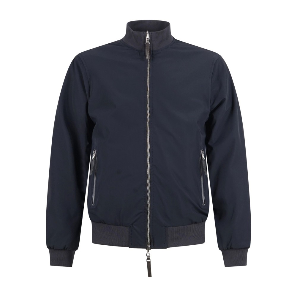 The Jack Leathers - Giubbotto marrone Dennis Perfo reversibile in pelle o