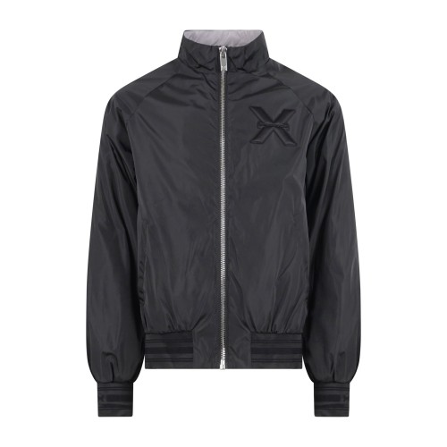 Richmond X - Giubbotto nero Bricon in tessuto tecnico con collo alto per uomo |