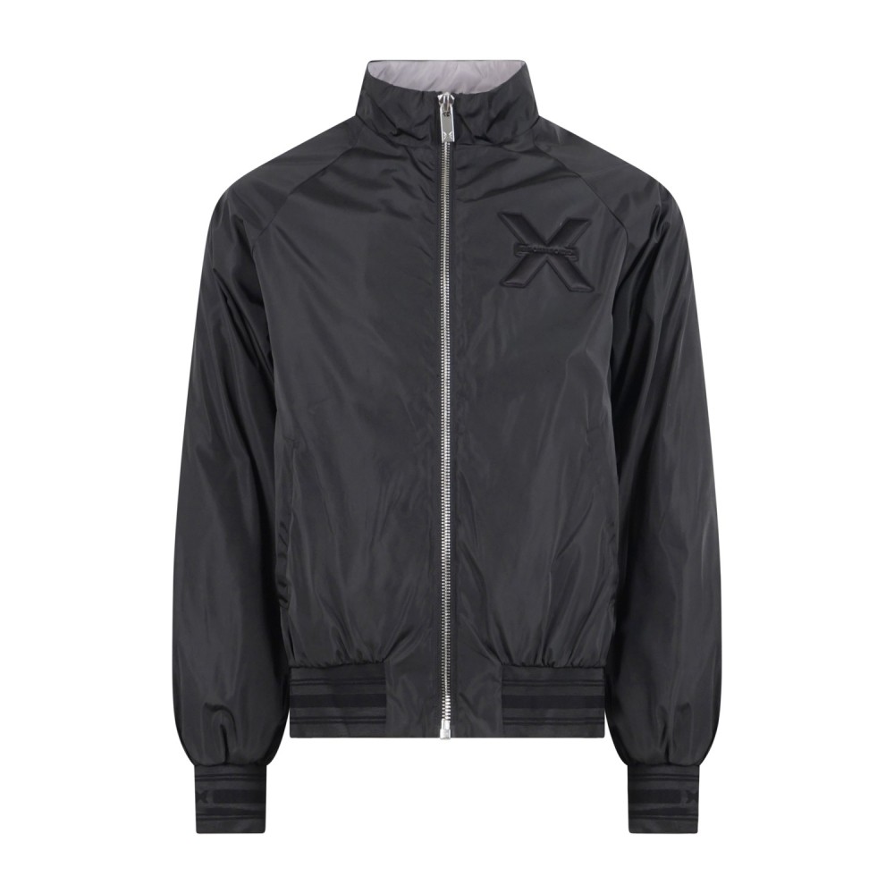 Richmond X - Giubbotto nero Bricon in tessuto tecnico con collo alto per uomo |