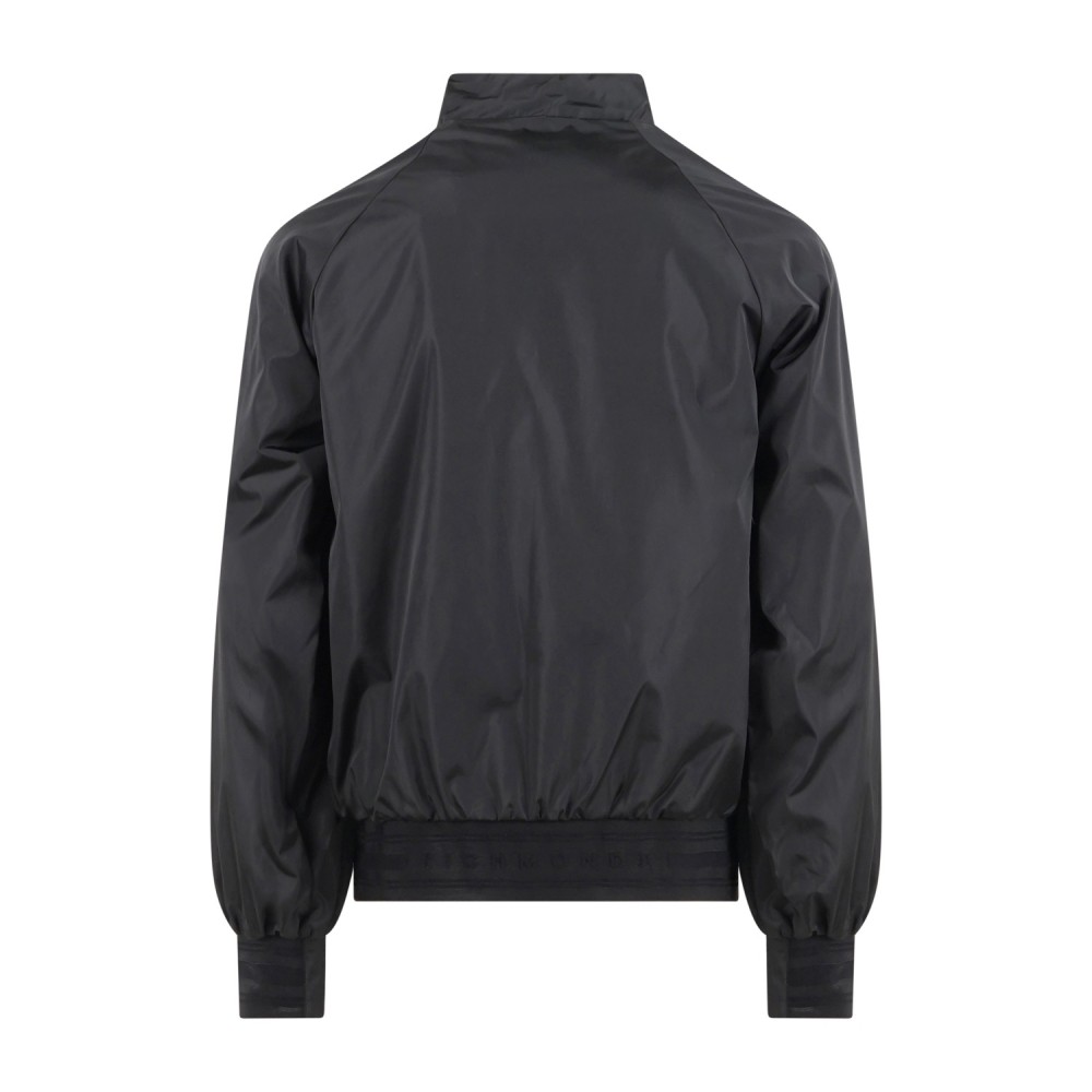 Richmond X - Giubbotto nero Bricon in tessuto tecnico con collo alto per uomo |