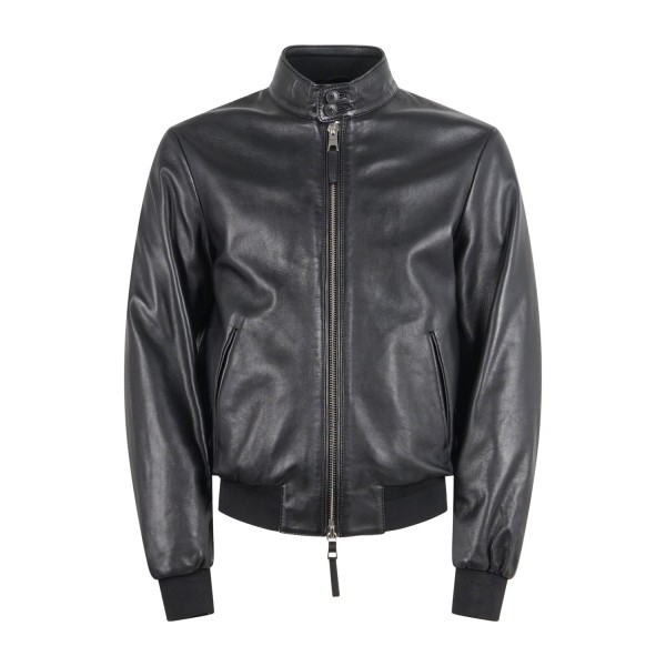 The Jack Leathers - Giubbotto nero Elvis in pelle per uomo | elvis vegetable