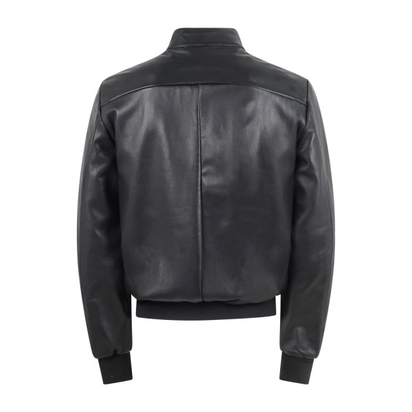 The Jack Leathers - Giubbotto nero Elvis in pelle per uomo | elvis vegetable