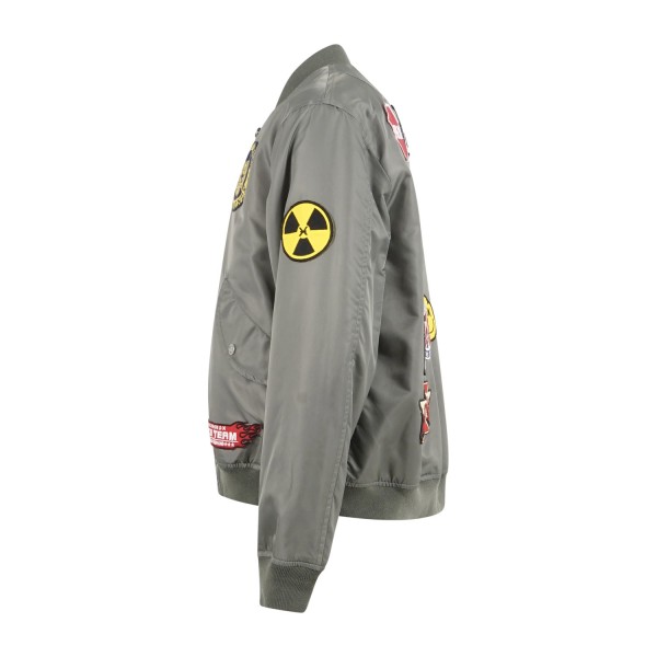 Richmond X - Giubbotto verde Candia in cotone stile college per uomo |