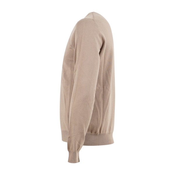 MASQ - Maglione girocollo beige manica lunga in cotone per uomo | m5425-1000