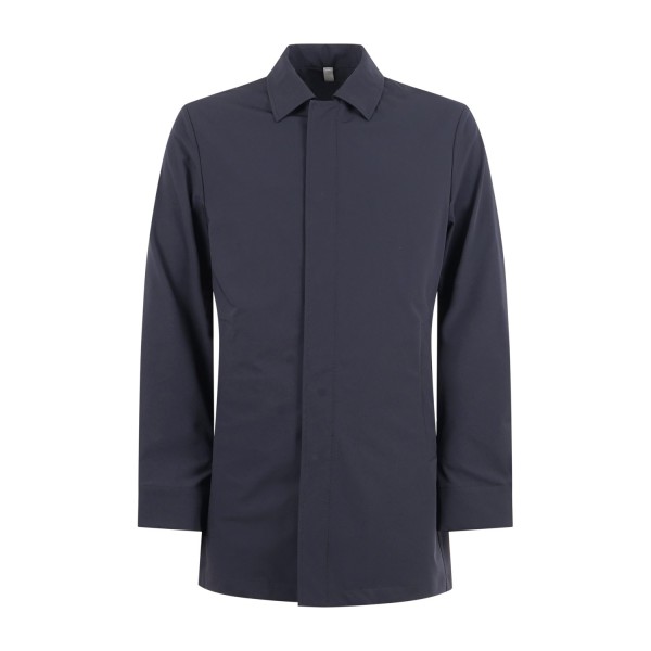 DUNO - Trench blu Malbec in tessuto tecnico per uomo | pm182e malbec 800blu