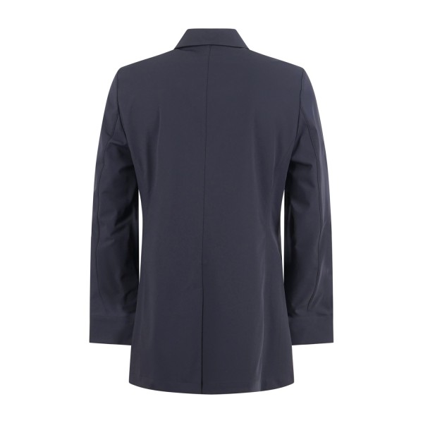 DUNO - Trench blu Malbec in tessuto tecnico per uomo | pm182e malbec 800blu