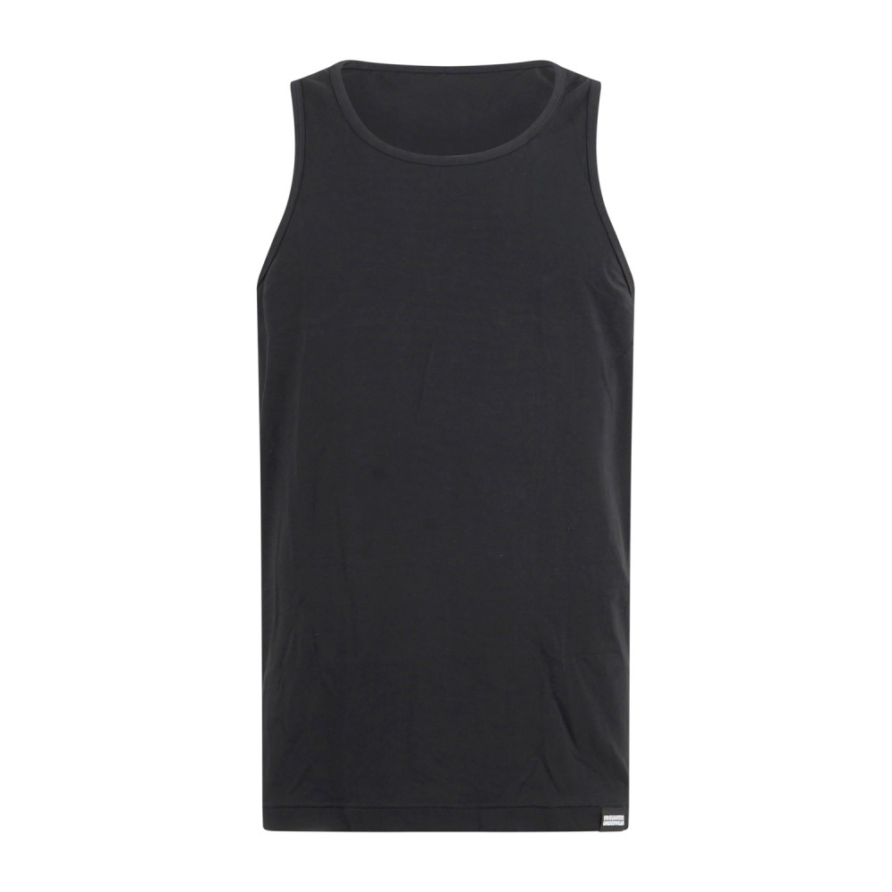 Dsquared2 - Canotta nera con stampa logo sul retro per uomo | d9d446190 010nero