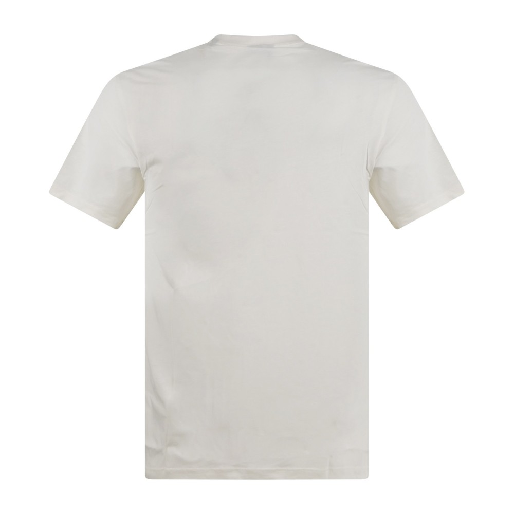 Armani Exchange - T-shirt beige con patch logo sul fronte per uomo | xm002471