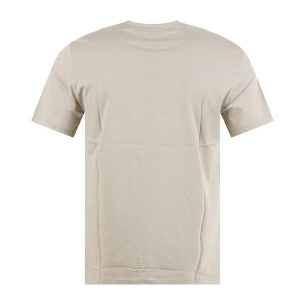 Armani Exchange - T-shirt beige con stampa a rilievo tono su tono sul fronte
