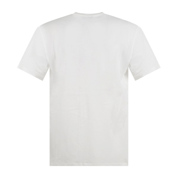 Armani Exchange - T-shirt bianca con patch logo sul petto per uomo | xm002178