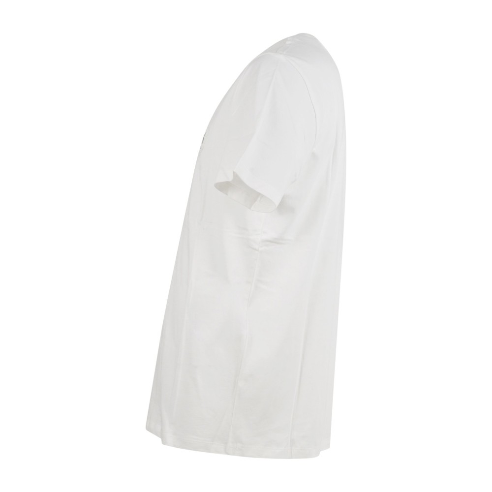 Armani Exchange - T-shirt bianca con patch logo sul petto per uomo | xm002178