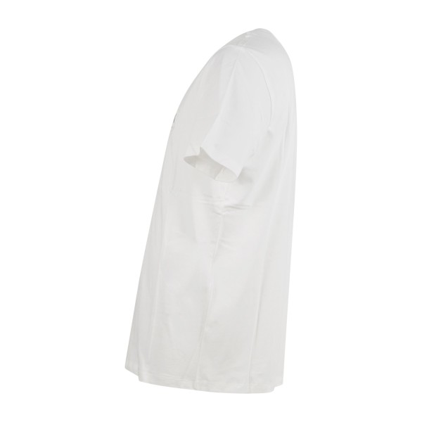 Armani Exchange - T-shirt bianca con patch logo sul petto per uomo | xm002178
