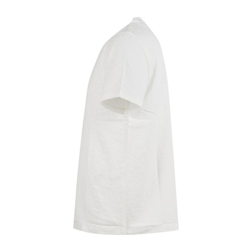 Armani Exchange - T-shirt bianca con texture jacquard mercerizzato tono su tono 2