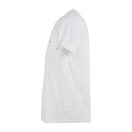 Roy Roger's - T-shirt bianca manica corta con stampa logo sul petto in supima 2