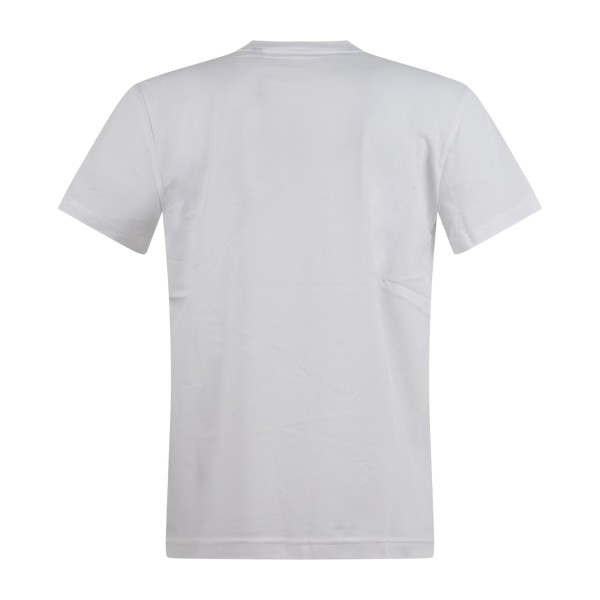 Richmond X - T-shirt bianca Over Miens con stampa logo gommata sul fronte per