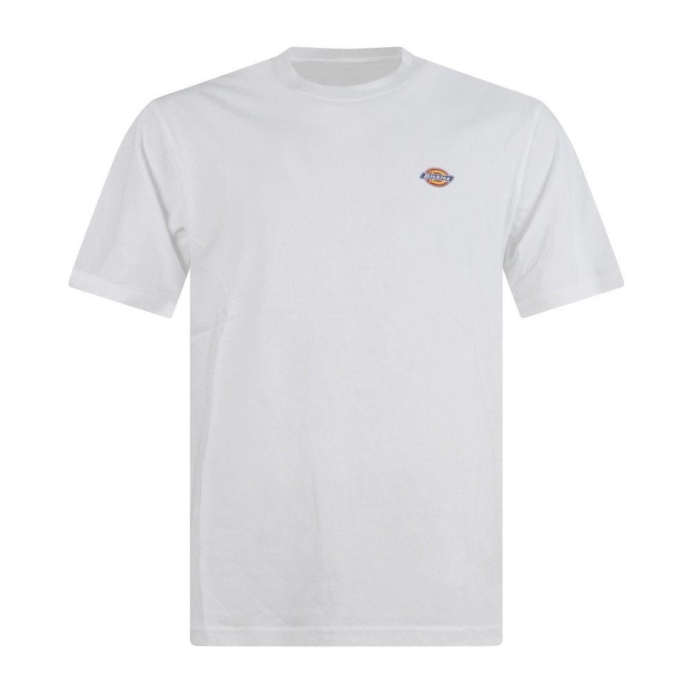 Dickies - T-shirt bianco con stampa logo sul fronte per uomo | dk0a4xdbwhx1