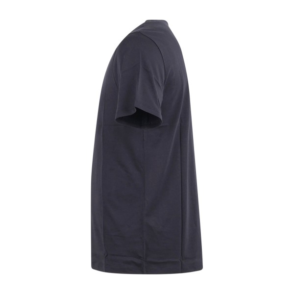 Armani Exchange - T-shirt blu con patch logo sul fronte per uomo | xm002471