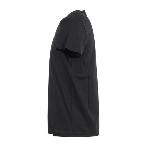 Daniele Alessandrini - T-shirt girocollo nera con stampa logo sul fronte per 2