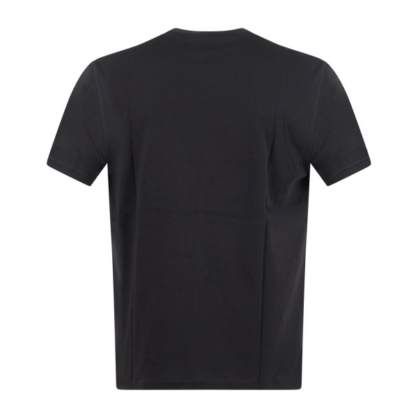 Armani Exchange - T-shirt nera con patch logo sul petto per uomo | xm002178