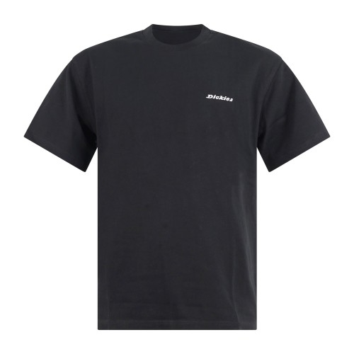Dickies - T-shirt nero con ricamo logo sul fronte per uomo | dk0a89enblk1 black