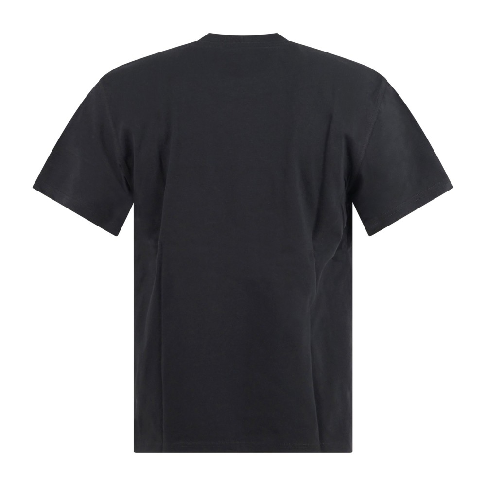 Dickies - T-shirt nero con ricamo logo sul fronte per uomo | dk0a89enblk1 black