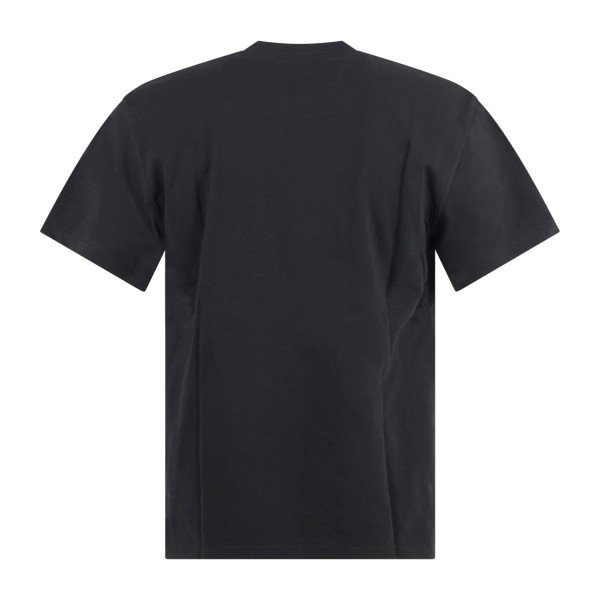Dickies - T-shirt nero con ricamo logo sul fronte per uomo | dk0a89enblk1 black