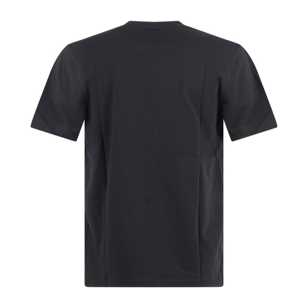 Dickies - T-shirt nero con stampa logo sul fronte per uomo | dk0a4xdbblk1