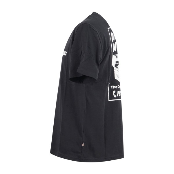 Dickies - T-shirt nero Dry Ridge con stampa logo sul fronte e retro per uomo |