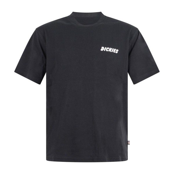 Dickies - T-shirt nero Dry Ridge con stampa logo sul fronte e retro per uomo |